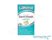 Lakerol Denta fresh cu Menta 50%  Xylitol  (drajeuri masticabile)