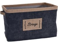 Корзина тканевая Storage 38X26X23cm "Джинса", ручки