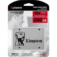 купить 2.5" SSD 240GB  Kingston UV400, SATAIII, Sequential Reads:550 MB/s, Sequential Writes:490 MB/s, Max Random 4k: Read: 90,000 IOPS / Write: 25,000 IOPS (IOMETER)
, 7mm, Controller Marvell 88SS1074, NAND TLC в Кишинёве 
