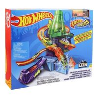 Трек Научная лаборатория с автомобилем меняющим цвет Hot Wheels, код CCP76