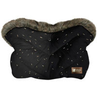 Аксессуар для колясок Kikka Boo 31108040096 Manusi pentru carucior Luxury Fur Confetti Black