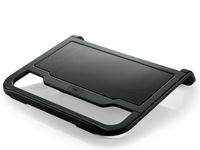 DEEPCOOL "N200", Notebook Cooling Pad up to 15.6", 1 fan - 120mm, 1000rpm, &#60;22.7dBA, 42.4CFM, big area aluminum mesh, Black