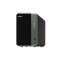 QNAP "TS-253D", 2-bay, Intel Celeron 4-core 2.7GHz, 1x*4Gb+1Slot, 2x2.5GbE, 1xPCIe Gen2x4, HDMI 2.0