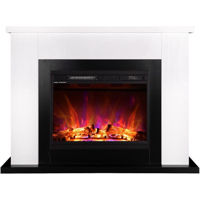Șemineu electric ArtFlame Brooklyn & Lorance, 855x1150x270 mm, Alb