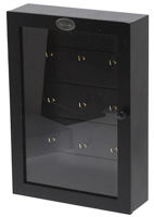 Короб для хранения Promstore 26579 pentru chei cu balamale 19x6x27cm, neagra