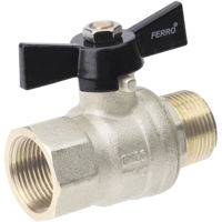 Запорная арматура Ferro Усиленный шаровой водяной клапан MF 1/2 F-Power PN40 KMH21