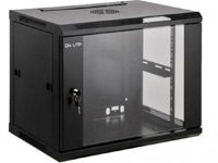 19"  6U Wall Mounted Double Section cabinet, AH6506, 600x450+100x370