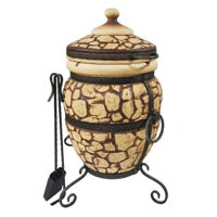 Ceaun grătar Grand Tandyr GT0004 Tandoor Batur size M cu capac rabatabil