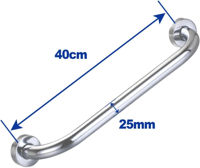 Аксессуар для ванной Wadfow WZG1522 miner baie crom 400x25mm