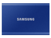 2.0TB (USB3.2/Type-C) Samsung Portable SSD T7 , Blue (85x57x8mm, 58g, R/W:1050/1000MB/s)