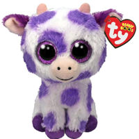 Мягкая игрушка TY TY37345 Văcuța Ethel 15cm (Beanie Boos)