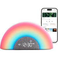 Ночной светильник Momcozy WN010-WG12BA-A Lampa de veghe cu sunete Rainbow Grey