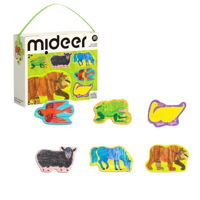 Головоломка Mideer MD1461 Puzzle Animale din pădure, 6 în 1