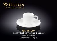 Чашка WILMAX WL-993007/6C (с блюдцем 90 мл/набор 6 шт)