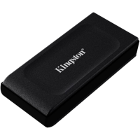 1.0TB Kingston Portable SSD XS1000 Black, USB-C 3.2 (69.5x32.6x13.5mm, 28.7g, R/W:1050/1000 MB/s)