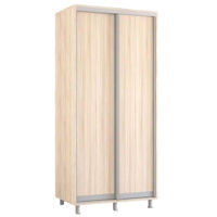 Dulap Mobildor-Lux Aron-P uși glisante din PAL (120x60x220H cm) Sonoma