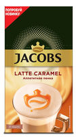 Cafea instant Jacobs Latte Caramel 3in1, 8 plicuri