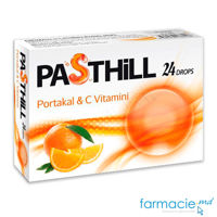 PASTHILL Portocala si Vitamina C pastile dureri de git N24  Ledapharma