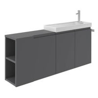 Шкаф под умывальник Orka FERLA 80 Antracite