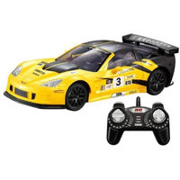 Радиоуправляемая игрушка RC Cars 866-1809B Corvette Racing C6R 1:18 cu telecomandă și baterie de 4.8V