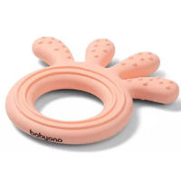 Iinel dentiție BabyOno 0826/01 Inele dentitie din silicon OCTOPUS roz