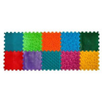 Коврик игровой Ortek 09639 коврик-пазл ортопедический -массажный 10эл 26x26cm