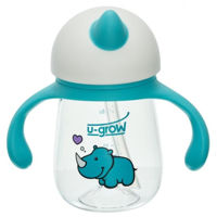 Поильник U-Grow UNC03-SIP260 Cana din tritan cu cioc din silicon, 260 ml