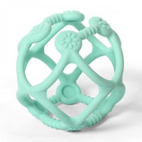 Iinel dentiție BabyOno 0489/01 Inele dentitie din silicon mingementol ORTHO