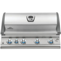 Мангал Napoleon BILEX605, gratar gaz incorporat, inox (BILEX605RBIP)