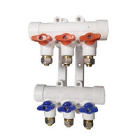 Аксессуар для систем отопления MPN 20522 Colector PPR cu robineti la 3 cai, alb (MP-8505)