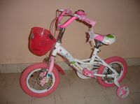 Велосипед VL-163 pink+white