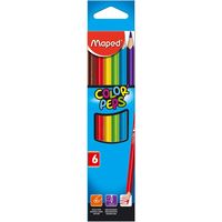 Creioane colorate MAPED Star, 6 culori