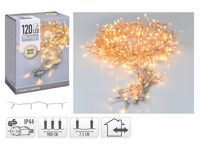 Luminite de Craciun "Fir" 120LED alb-cald, 9m, cablul transparent