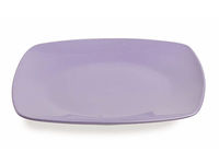 Farfurie 26X26cm de servire Timesqua, violet, din ceramica