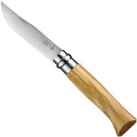 Cuțit turistic Opinel Stainless Steel Olive wood Nr. 8