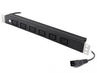 19" 1U power socket, PDU-GM004, 6 ports, 16A, 1.8M, PVC sheel, APC Electronic