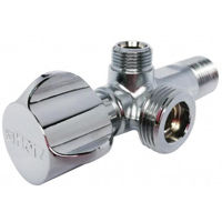 Запорная арматура HERZ Угловой кран UH13111 1/2x3/8x3/4" (91045)
