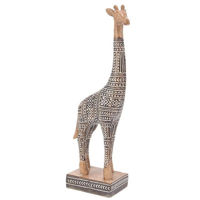 Декор H&S 53710 Statueta Giraffe 10x6.5x31cm, din polystone