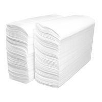 Бумажные полотенца Z укл. белые 2 слоя 180 листов