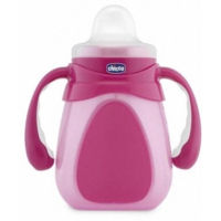 Поильник Chicco 02015.10 Чашка Drinky розовая/оранжевая 6+