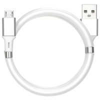 Кабель для моб. устройства Helmet USB to Micro USB With Magnetic Organizer 1m, White