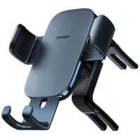 Автомобильный держатель Baseus SUJS030013 Gravity Metal Age II Round Air Vent, Grey