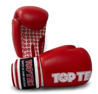 Mănuși de box „Fight” - roșii, 10 oz