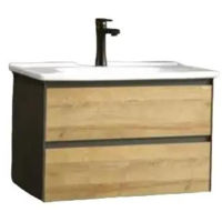 Шкаф под умывальник Martat Rino 80 cm (oak/anthracite)