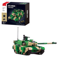 Конструктор Sluban B7071 Tanc ZTZ-99AS, cu telecomandă, 950elem