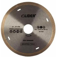 Disc de tăiere Lider 201010 Disc diamantat continuu 230x1.8x22.23mm Industrial tools