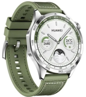 Huawei Watch GT 4, 41mm, Green Fluoroelastomer Strap