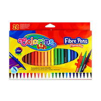 Carioci Fibre Pens 24 cul. Colorino