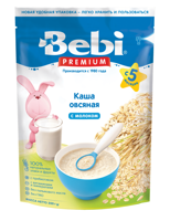 Terci cu lapte din ovăz Bebi Premium, 200g