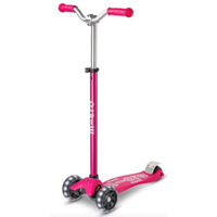 Самокат Micro MMD040 Maxi Deluxe Pro LED Pink